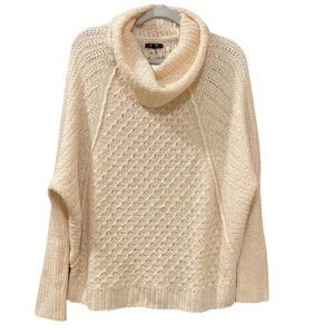 Apt. 9 Creamy Pink Plush Oversized Cowlneck Sweater Size‎ Large